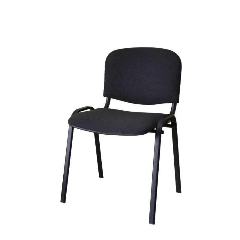 Стілець офісний NOWY STYL (ISO-17 BLACK C-14) оббитий тканиною, металевий, 500мм